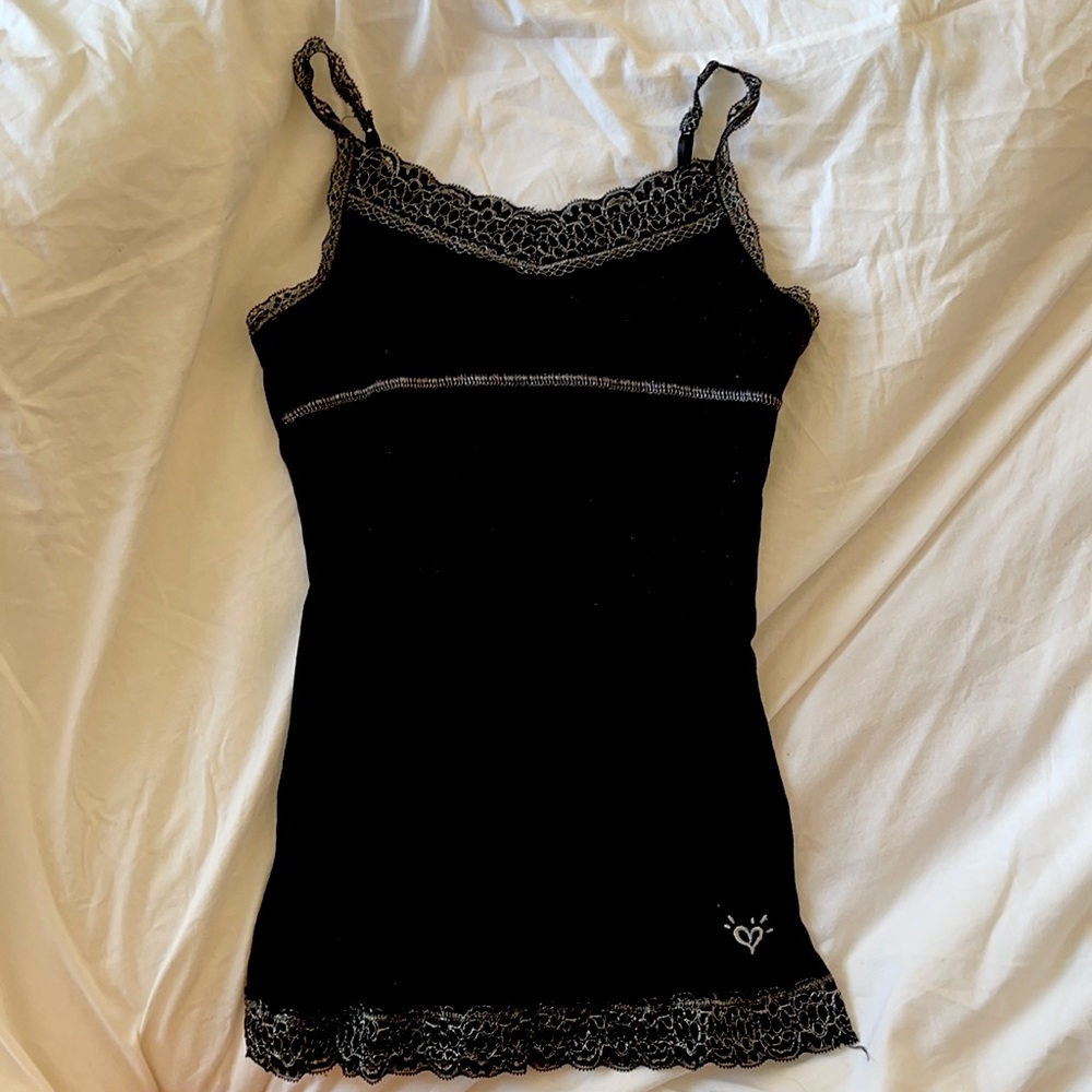 Justice Black Tank-Top